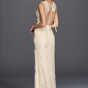 David’s Bridal wedding gown